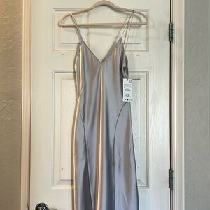 New with tags silver Zara dress